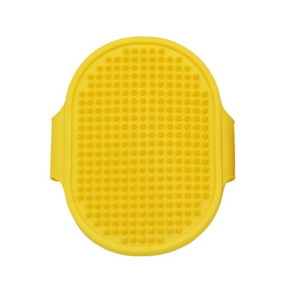 Adjustable Handle Dog Bath Brush TPR Massage Rubber Curry Comb Dog Grooming