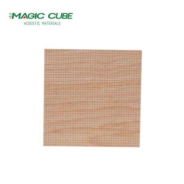 Design de salão contemporâneo painéis acústicos de fibra de cimento à prova d'água de 12 mm MDF perfurado