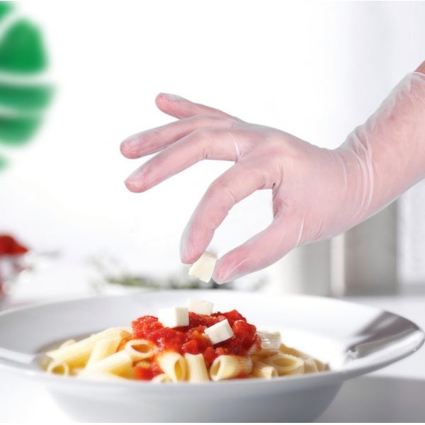 Food Grade Disposable PVC Gloves Protection Pvc Exam Gloves