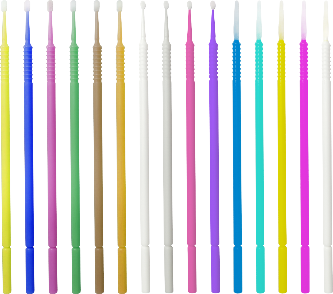 Щетка устранимого аппликатора Microbrush регулярная точная Ultrafine зубоврачебная микро-