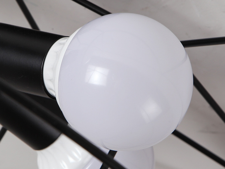 Люстра потолка света шкентеля утюга крытая современная освещая свет оформления лампы домашний