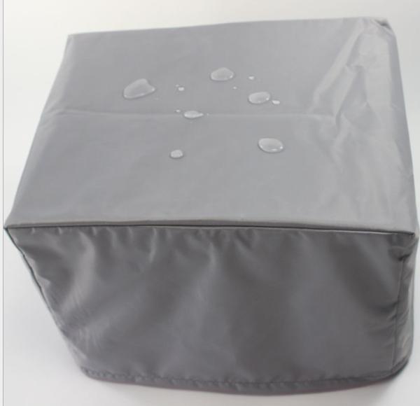 Capa de caixa de gelo resistente à sujeira, 7,0 KGS / PC Capa de congelador preta Capa de equipamento de ar livre