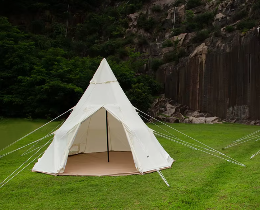 Водостойкий холст Типи юрт палатка семейный лагерь палатка для охоты на лагерь