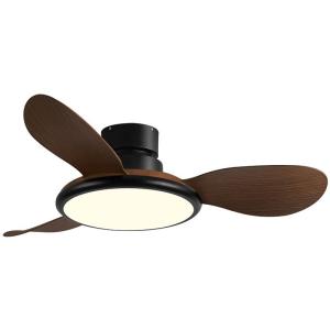 Manufacturer 110V-240V Retro Ceiling Fan With Light , Modern Ceiling Fan With