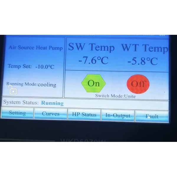 360kW heat pump chiller, heat pump chiller, air source heat pump chiller,Air Cooled Screw Heat Pump