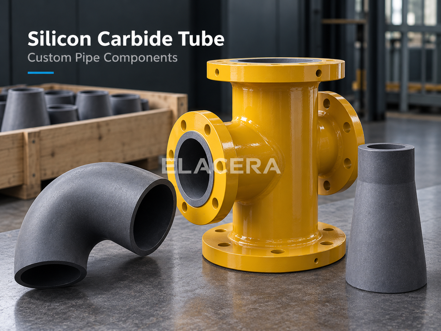 Silicon Carbide Tube for Abrasive and Corrosive Applications
