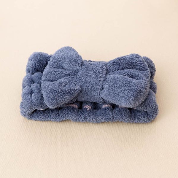 17.5cmx7.5cm Pink Microfiber Shower Towel , Microfiber Bowtie Headbands