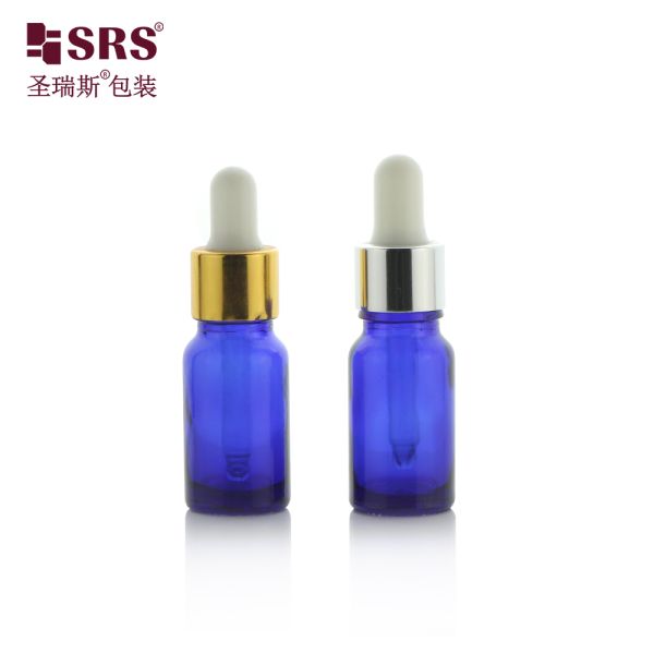Small Size Travel Pocket Face Serum Essential Oil Glass Dropper Bottle 10ml