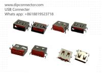 LCP de alta temperatura carcasa naranja USB 2.0 enchufe soportar la tensión 500V CA