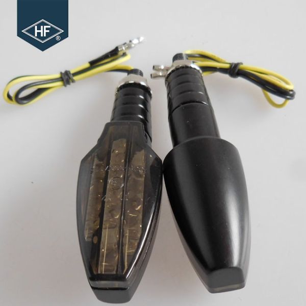 Black BM1290 Plastic Motorcycle Turn Signal Lights For Honda / Yamaha / KTM