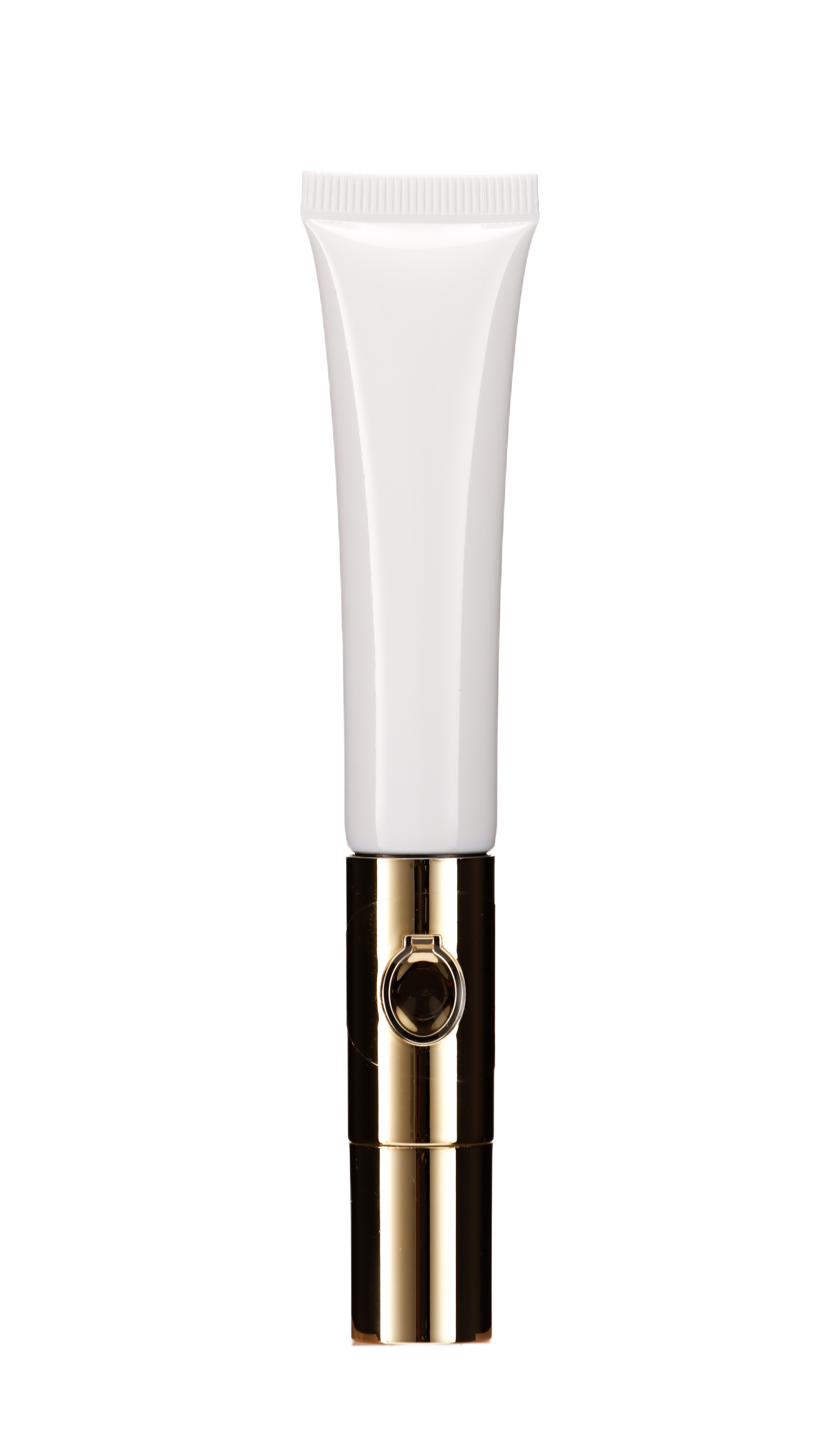 Customized Lotion Squeeze Tube Hand Cream Packaging Cosmetic Plastic Soft Tube with Massage Applicator Zinc Alloy