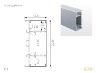 IP44/20 Wall LED Profiles Frame With Plastic Diffuser For Architecture Decorative Lighting