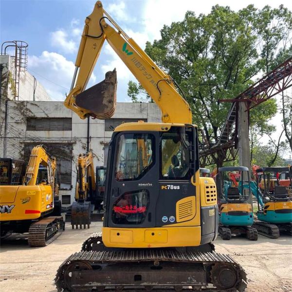 Использованный экскаватор коматсу pc78 мини 7тонны Вторая рука копание 7тонны 8тонны мини использованный экскаватор коматсу pc78