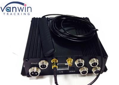 CCTV DVR de 4 canais para a solução da segurança do veículo com GPS que segue 3G a vídeo em directo Wifi
