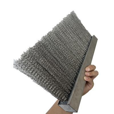 Pincel de linha de fio de aço inoxidável industrial
