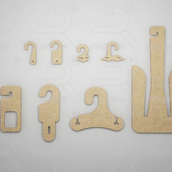 Recycled Cardboard J Hook | Custom Wholesale Retail Garment Display Hook