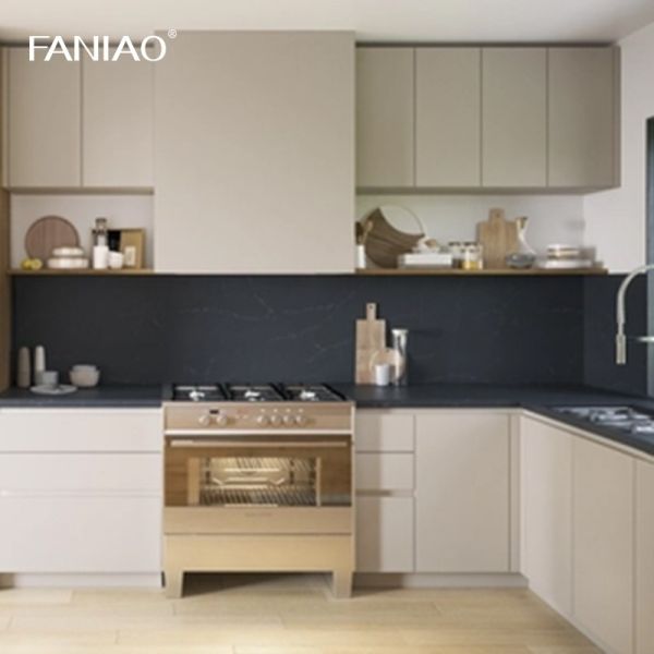 2024 Contemporary Kitchen Cabinets For Supplier Modular Pantry Customization Modern Wood Melamine Kitchen Cabinet