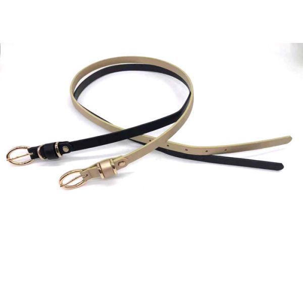 105cm Casual Women's Fashion Leather Belts Emboss Logo