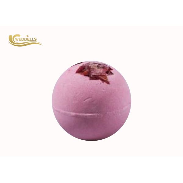 Moisturizing Shea Butter Bath Bomb , Pink Bath Bomb With Flowers OEM / ODM Available