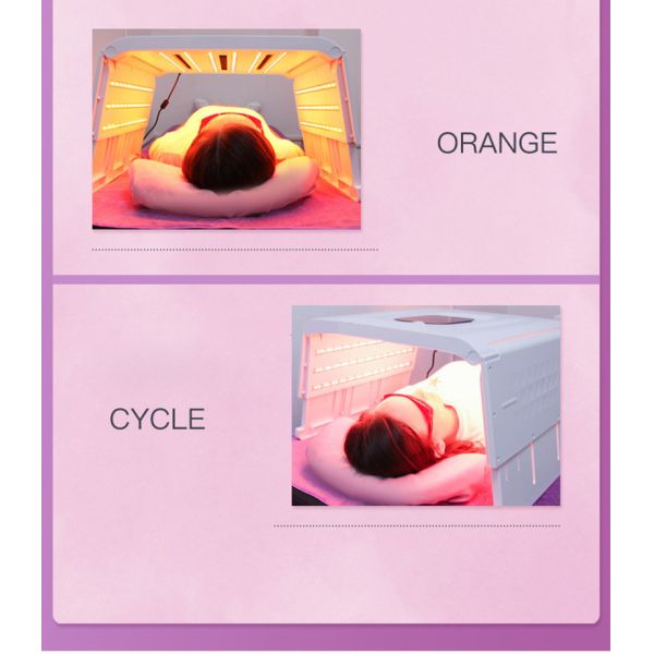 Прибор личной заботы терапией красного света машины терапией фотона СИД 7 цветов