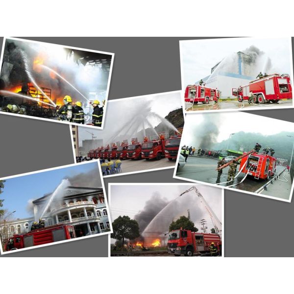 Professional 4x2 4000 Liters Water Firefighter Rescue Truck 4m3 TS16949 Approved