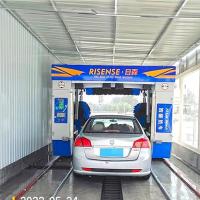 Equipo de lavado de coches móviles de vuelco totalmente automático con consumo de agua
