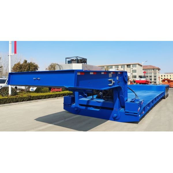 TITAN 3 Line 6 Axles 120/150 Ton Detachable Gooseneck Heavy Load Lowboy RGN Trailer for Sale