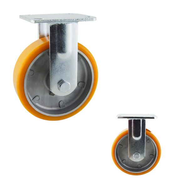 Flexible Turn 6 Inch Swivel Aluminium Core Heavy Duty Casters