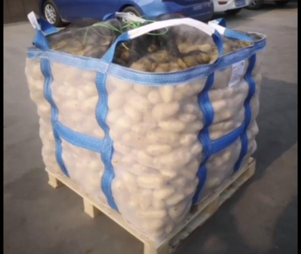 100% Virgin PP 100x100x150cm Firewood Bulk Bags Flat Bottom Firewood 1ton Bulk Bags