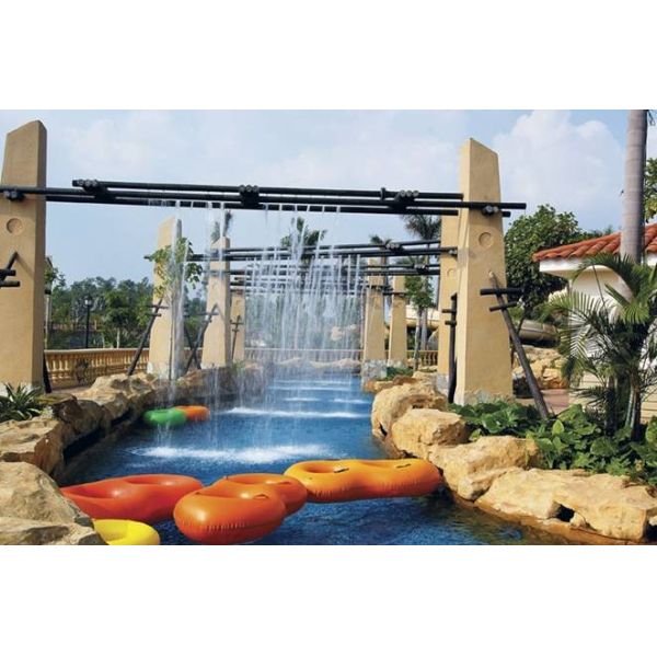 Оборудование парка Аква стеклоткани для реки гостиницы ленивого, семьи на летних каникулах в парке Аква