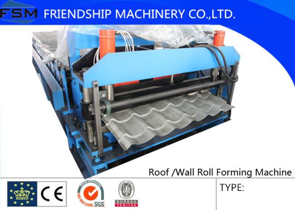 Color And Galvanized Steel G550 Roof Roll Forming Machinery 12m/min - 15m/min