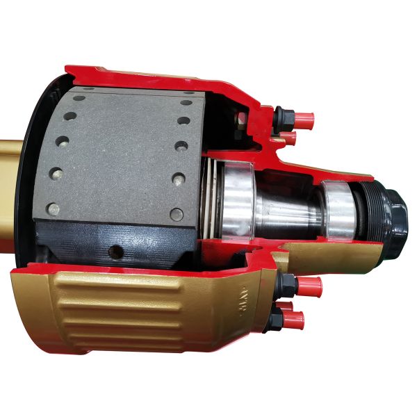 BPW Truck 16T Square Beam Trailer запасная часть Воздушная подвеска Передняя задняя ось для полуприцепа