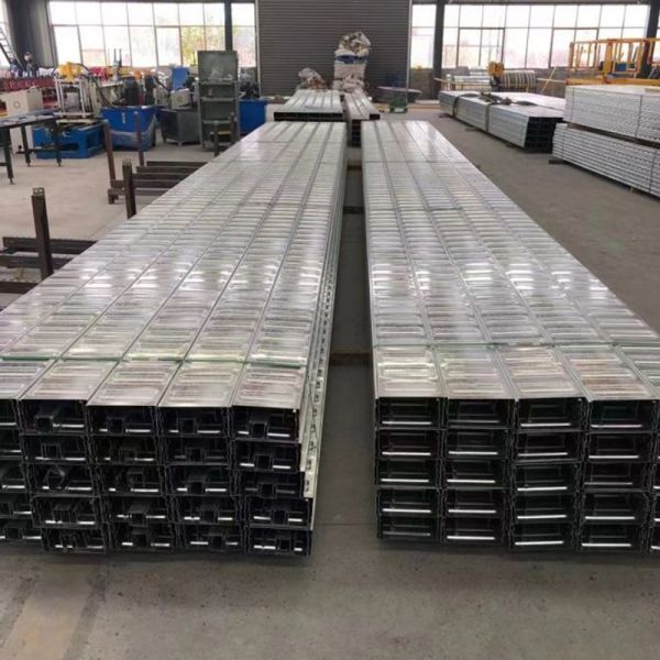 Single Rail Aluminum Cable Tray Customized Bolt on Installation