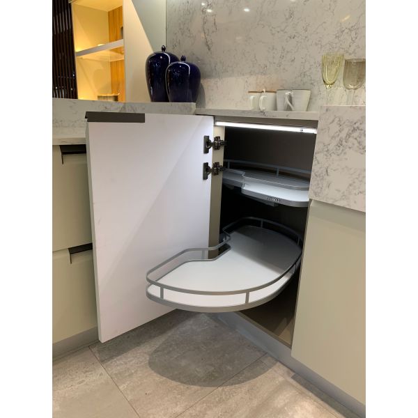 Modern Design Ready to Assemble L Shape Kitchen Cabinet with Eco-Friendly Material