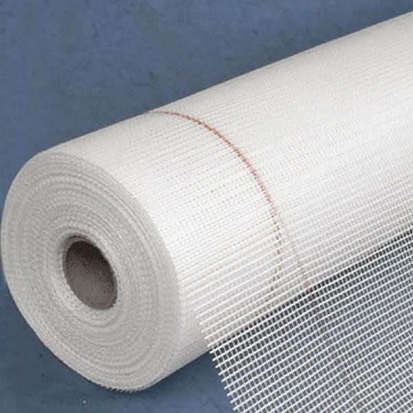Breathable Anti UV Stretchy White / Black Fiberglass Mesh Cloth In Grid Pattern