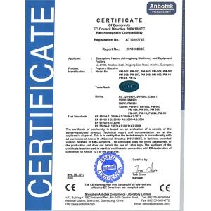 Guangzhou Boyne Kitchen Equipment Co., Ltd. Сертификации