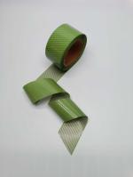 a fita reflexiva de  Cricut Heat Transfer para a prata fluorescente do verde-lima da roupa das tiras segmentou