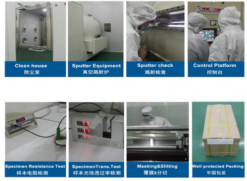 transparency conductive ito pet film for led film