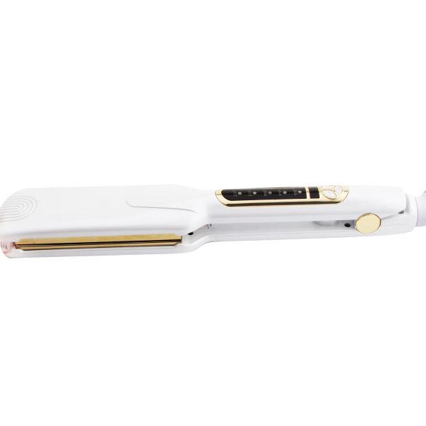 BM137 white professional salon titanium plate constant temperature hair straightener