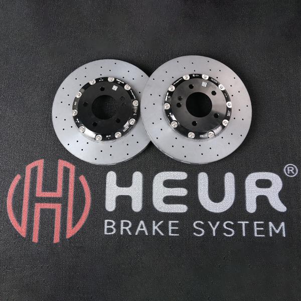 Heur Long Fiber Carbon Ceramic Disc For Honda CR-V Upgrade 370*30mm Front Set