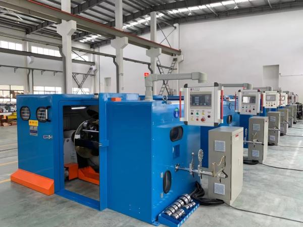 Fuchuan High Speed Double Twisting Stranding Machine Buncher With Electronic Pitches