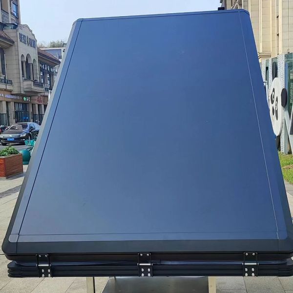 Tente triangulaire sur le toit 210x132cm Alloy Shell en aluminium 320G Tissu Oxford