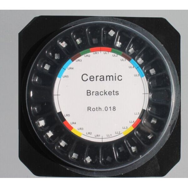 3 Roth Ceramic Dental Braces Good Persistent Strength Comfortable Feeling
