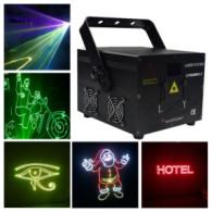1.5W RGB Animation Laser Light 3D Laser Projector 30 Kpps For Dj Disco Lazer