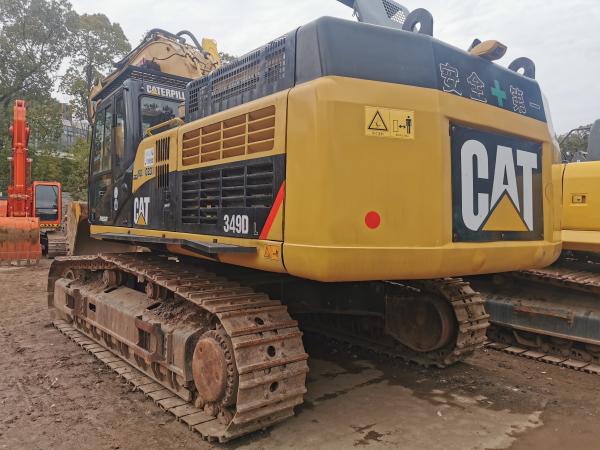 Excavadora usada CAT349D De alta potência e design de aço macio Tinta original