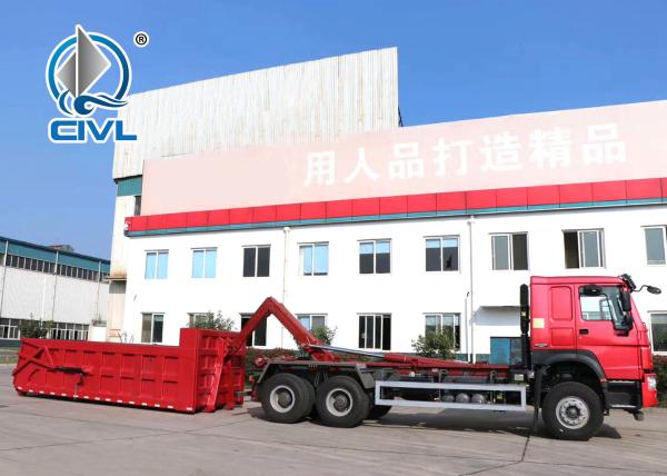 20M3 40T Load Capacity Garbage Compactor Truck  Hook Arm Rear Lift Garbage Truck 6x4 New Truck
