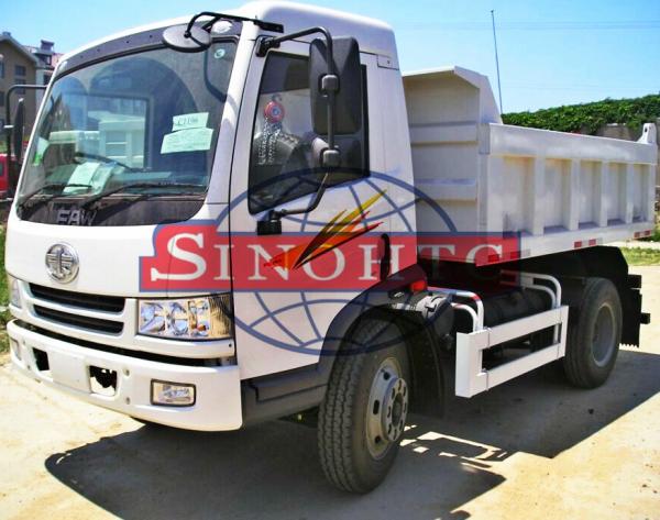 10 Ton 2 Axle Light Duty Dump Trucks 170HP Maximum Output 4x2 Drive Wheel