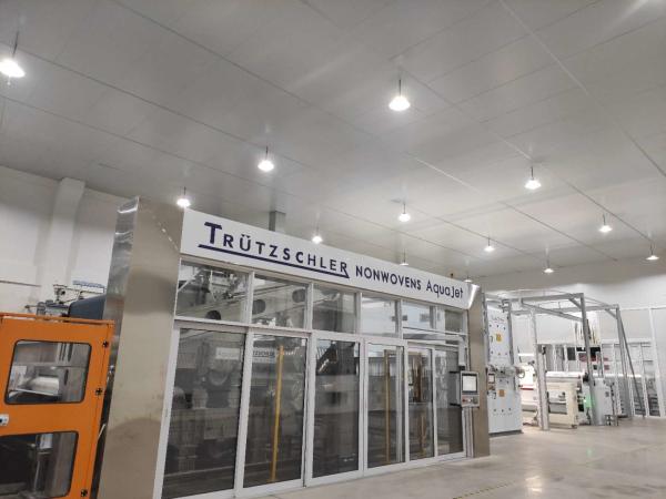 Fibra de poliéster Spunlace da viscose 5% de 95% Alemanha não tecida TrüTzschler