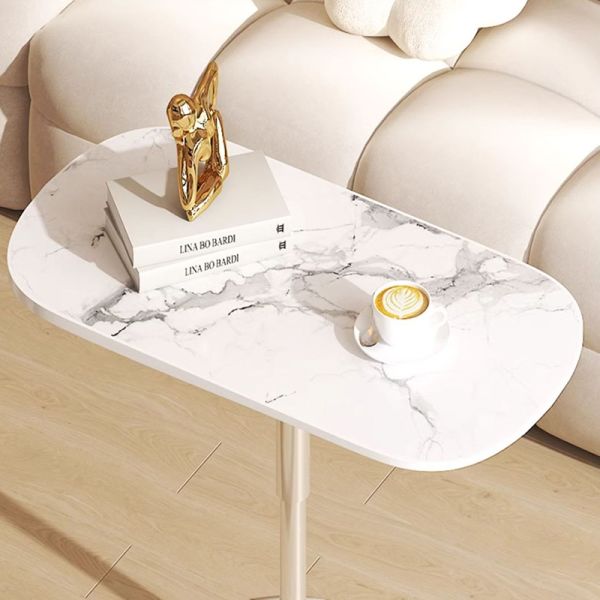 Home Furniture C Shaped End Table for Couch Laptop Lap Desk Adjustable Height Minimalist Bedside Rack Living Room Bedroom