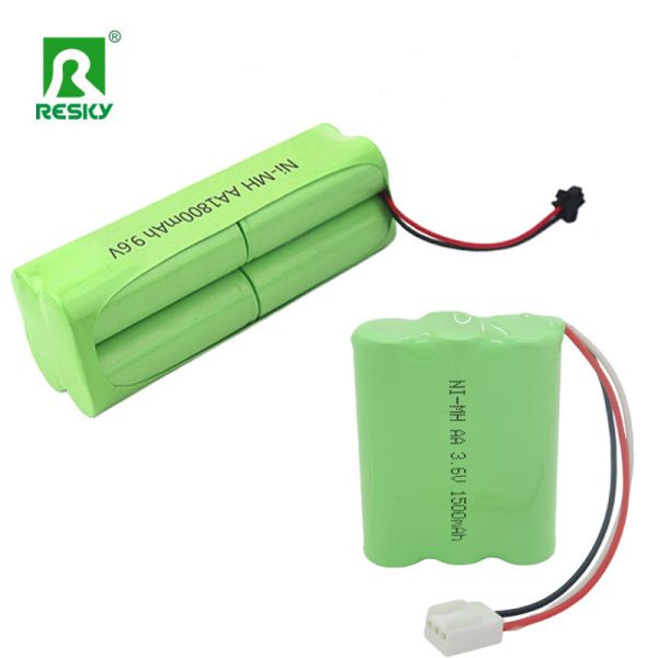OEM Factory Ni-Mh AA 3.6V 1500mAh 500cycles Rechargeable Battery Pack for Remote Control Devices